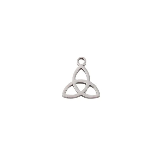 Silver Celtic Trinity Knot Charm