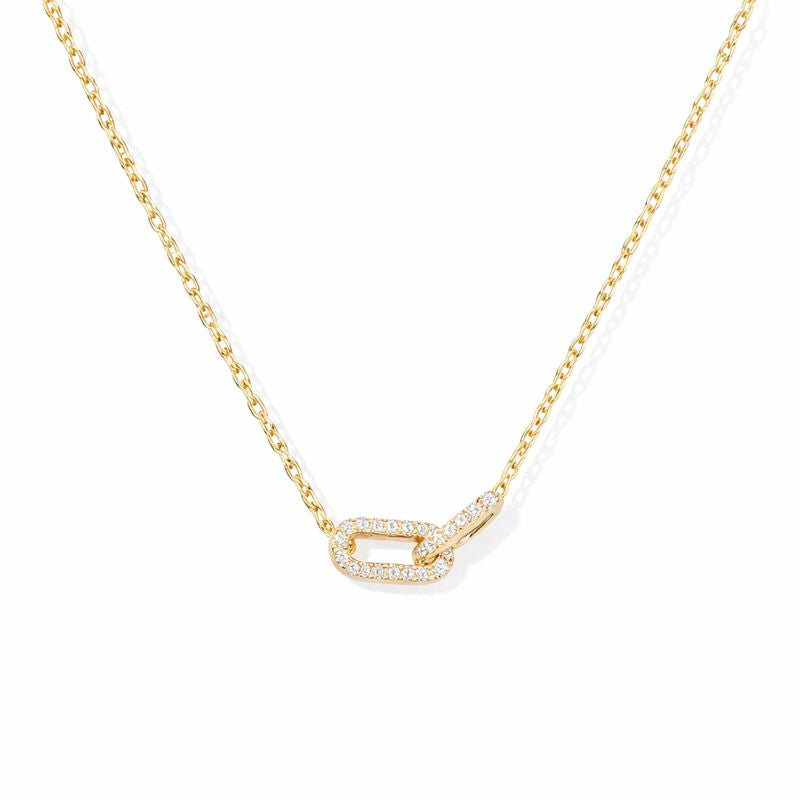 Dainty Diamond Paperclip