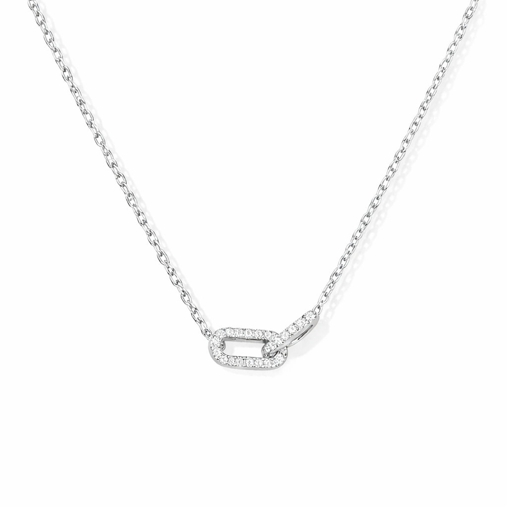 Dainty Diamond Paperclip