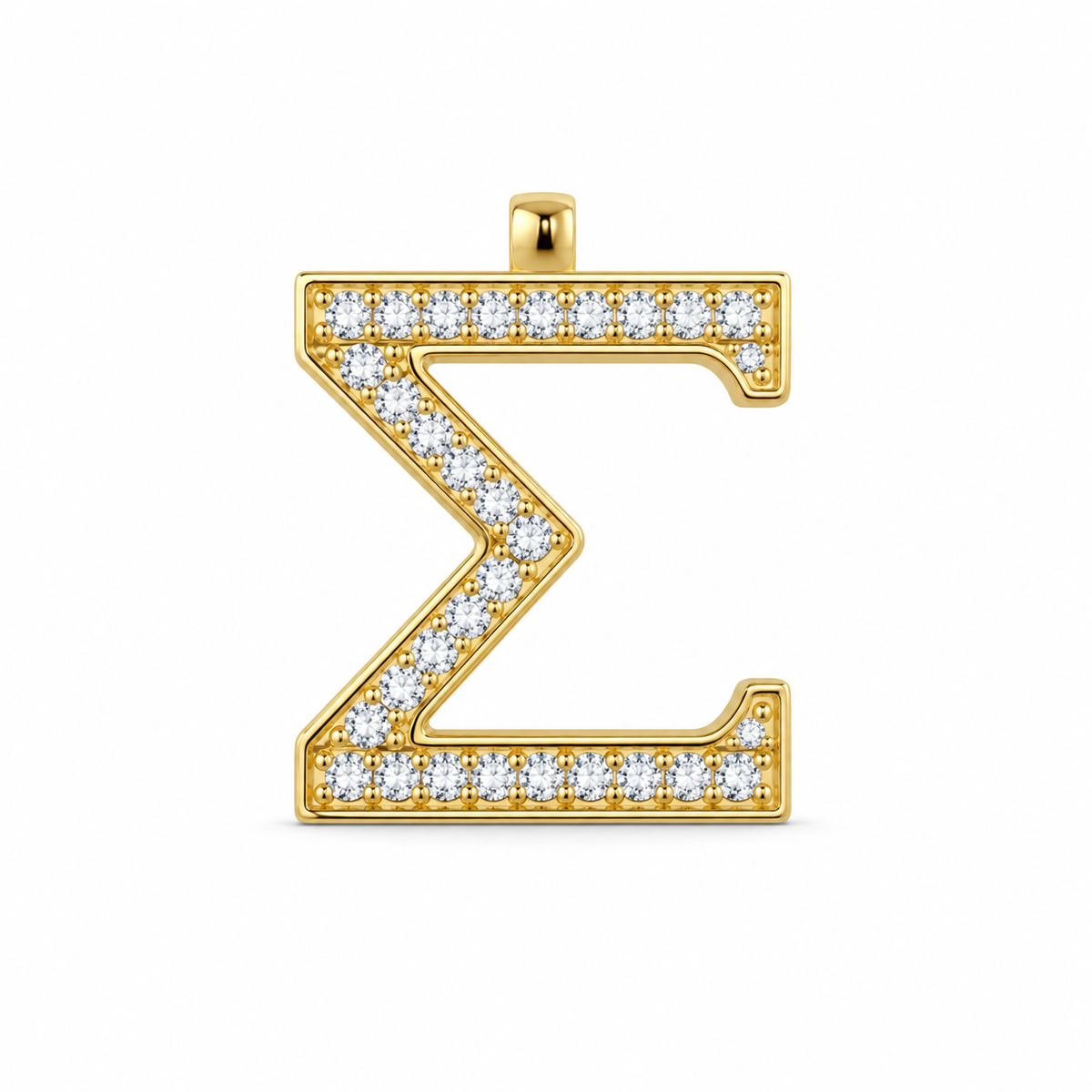 Gold Greek Letter Charms
