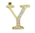 Diamond Letters – Gold