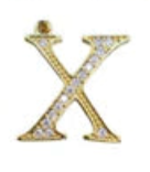 Diamond Letters – Gold