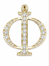 Gold Greek Letter Charms