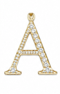 Gold Greek Letter Charms