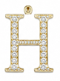 Gold Greek Letter Charms