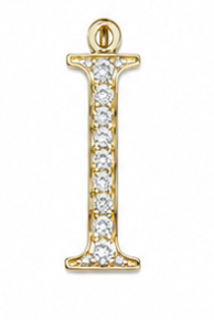 Gold Greek Letter Charms