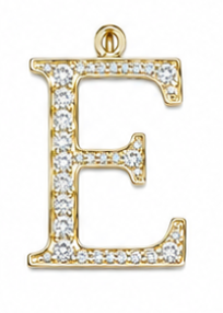 Gold Greek Letter Charms