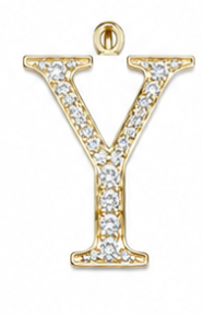 Gold Greek Letter Charms