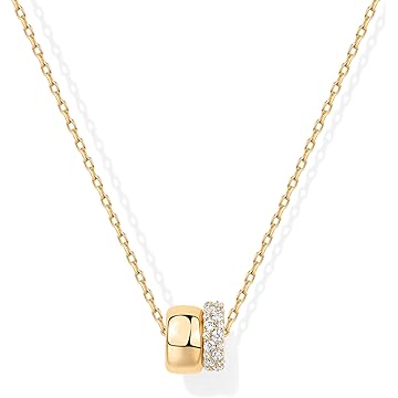 Dainty Spacer Charm Necklace