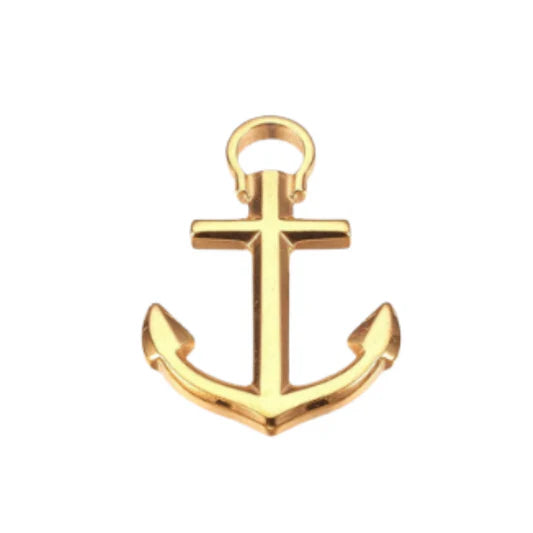 Gold Anchor Charm