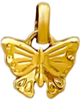 Gold Butterfly Charm