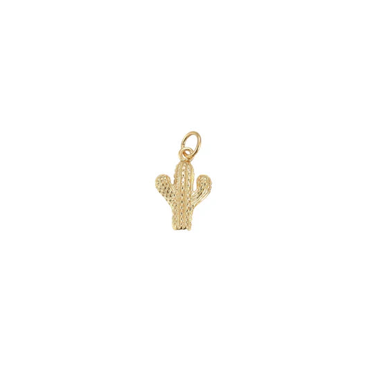 Gold Cactus Charm