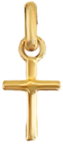 Gold Cross Charm