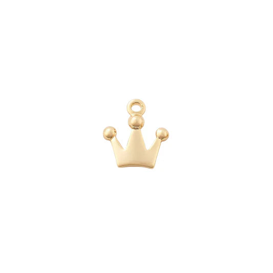Gold Crown Charm