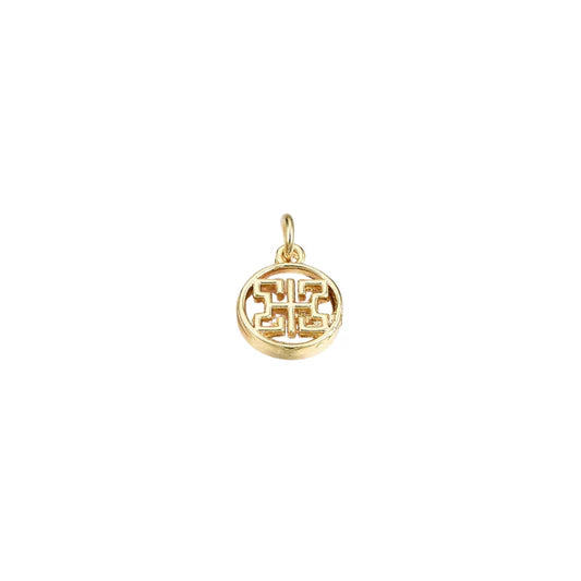 Gold Designer H Charm