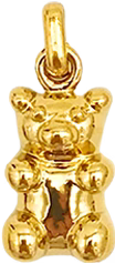 Gold Gummy Bear Charm