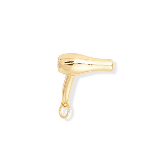 Gold Hair Dryer Charm