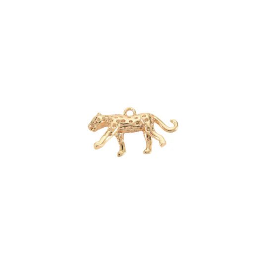 Gold Leopard Charm