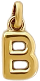 Gold Puff Letter B Charm