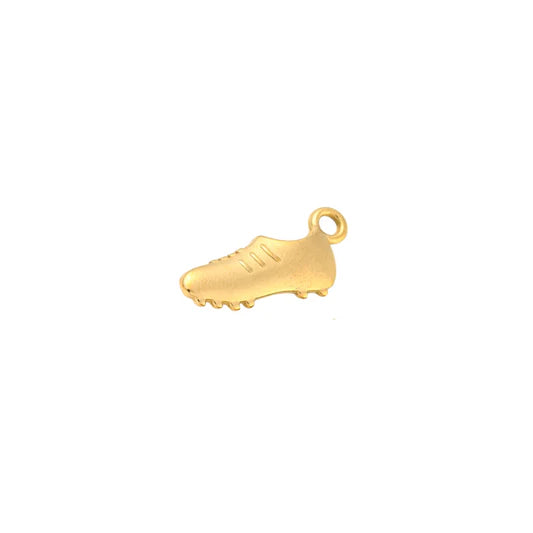Gold Soccer Cleat Charm
