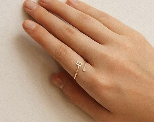 Initials Ring