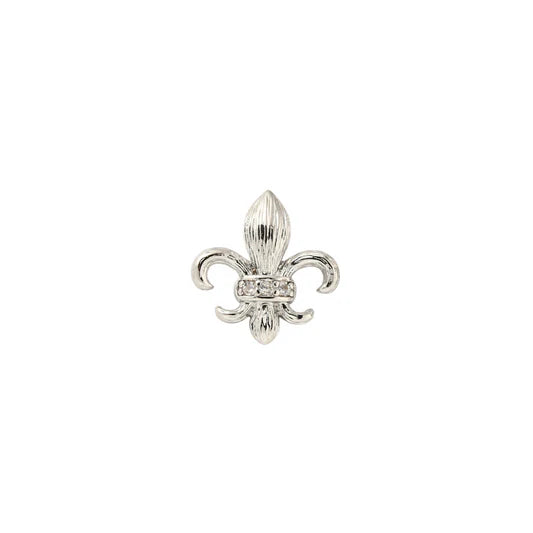 Silver Fleur De Lis Charm
